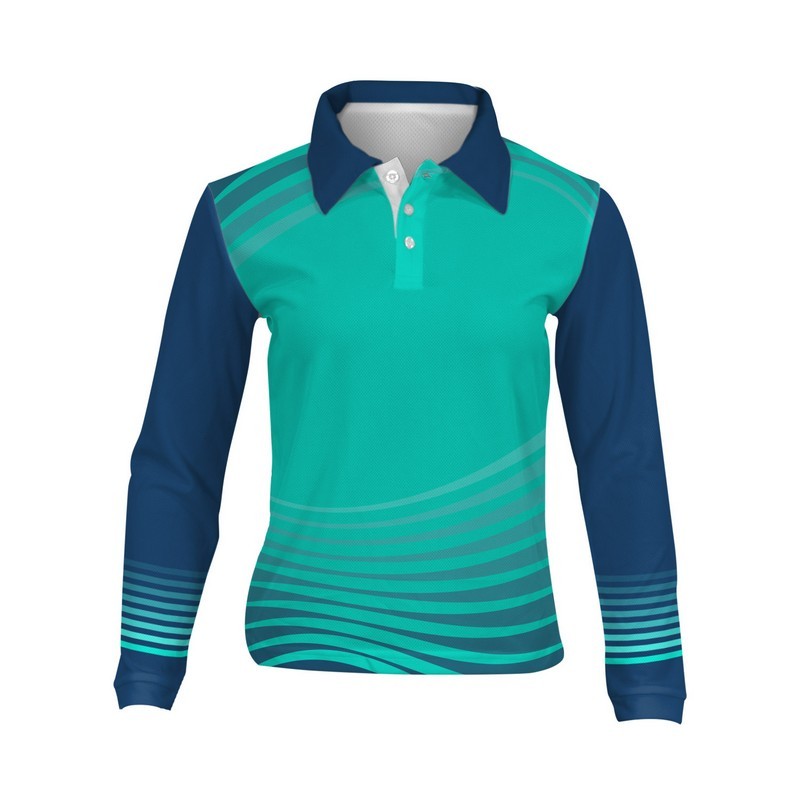 CP489 - Polo Shirt Long Sleeve Youth