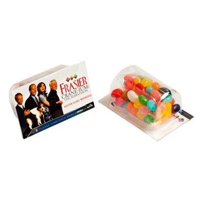 CC001A1 - Biz Card Treats with Jelly Beans - Jelly Beans 25g (Mixed & Corp Colours) 