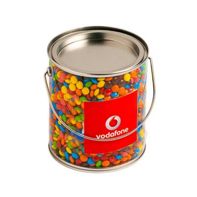 CC005D - Big PVC Bucket filled with M&Ms (Sticker on Bucket)