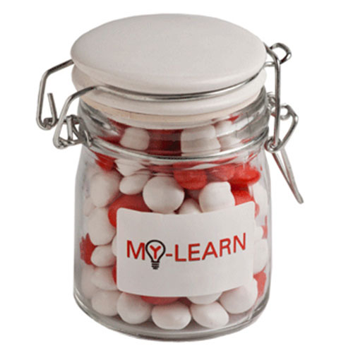 CC020G2 - Chewy Fruits In Clip Lock Jar 160G (Full Colour Sticker)