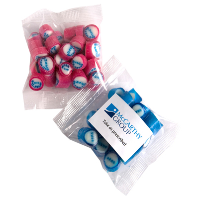 CC041B2 - Personalised Rock Candy Bags 40G (Full Colour Sticker)