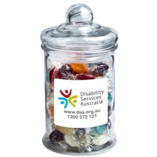 CC068B - Big Apothecary Jar with Boiled Lollies (700g/ x88)  (Full Colour Sticker)
