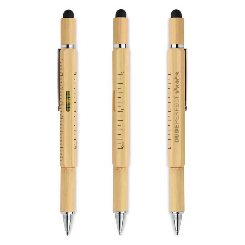 BP008 - Bamboo Tool Pen (Factory-Direct)