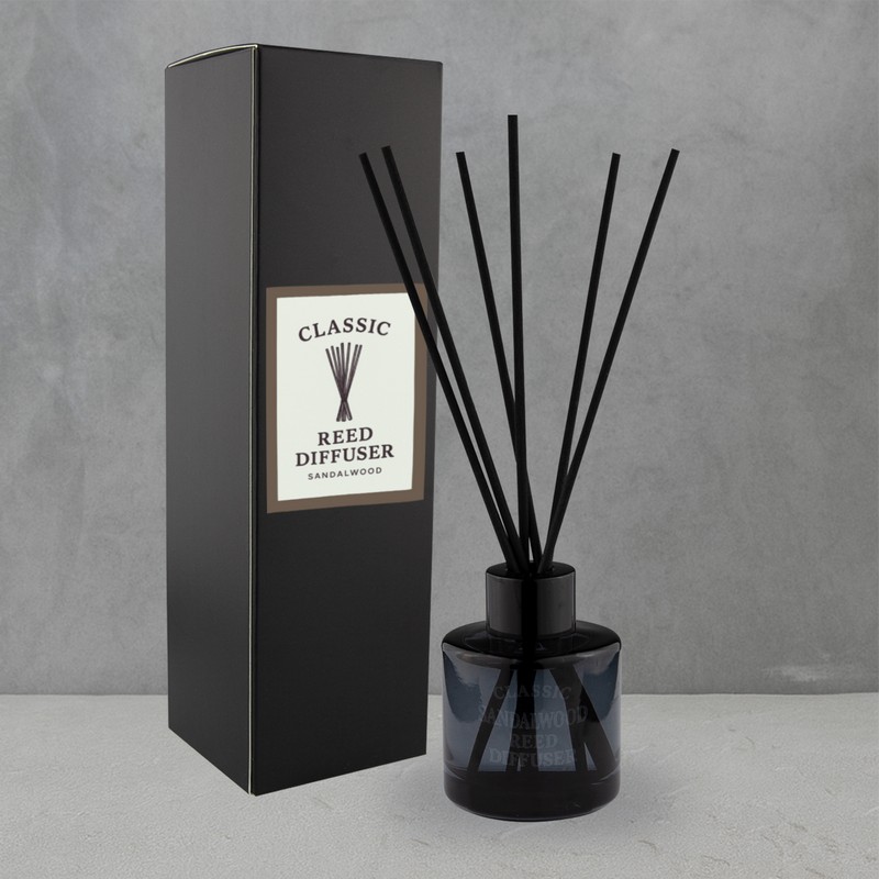 DF001 - Classic Reed Diffuser – 50ml Round (Factory-Direct)