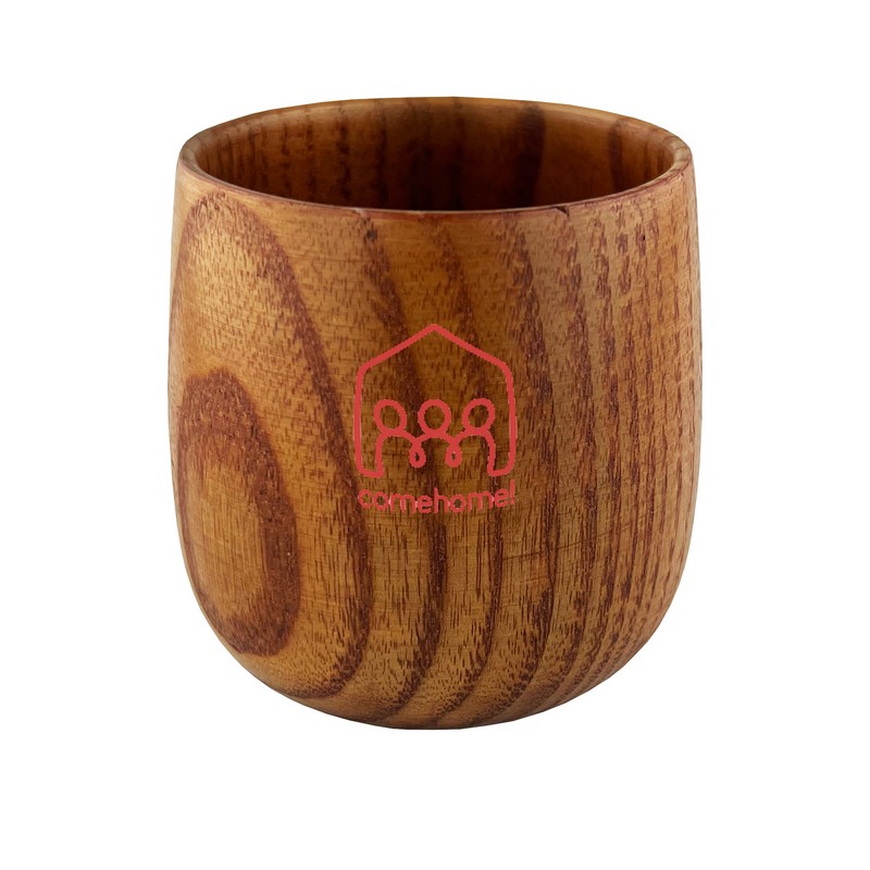 EK019 - Small Wooden Coffee Cup (Factory-Direct)