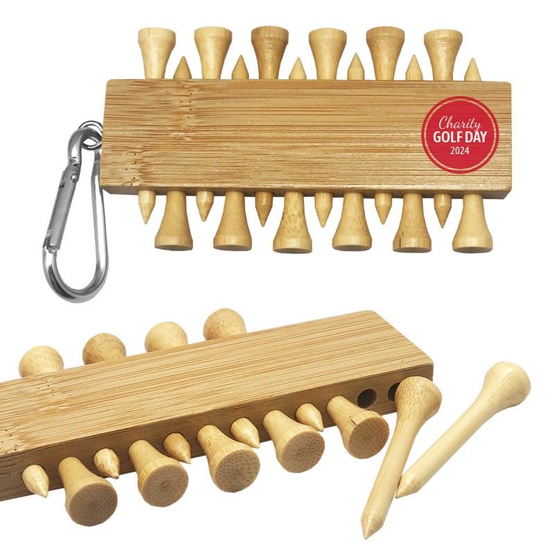 GF006 - Bamboo Golf Tee Set (Factory-Direct)