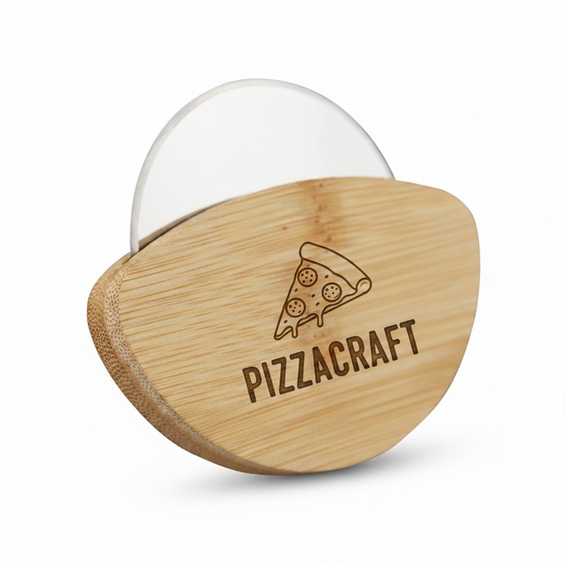 KIT009 - Bamboo Pizza Cutter (Factory-Direct)
