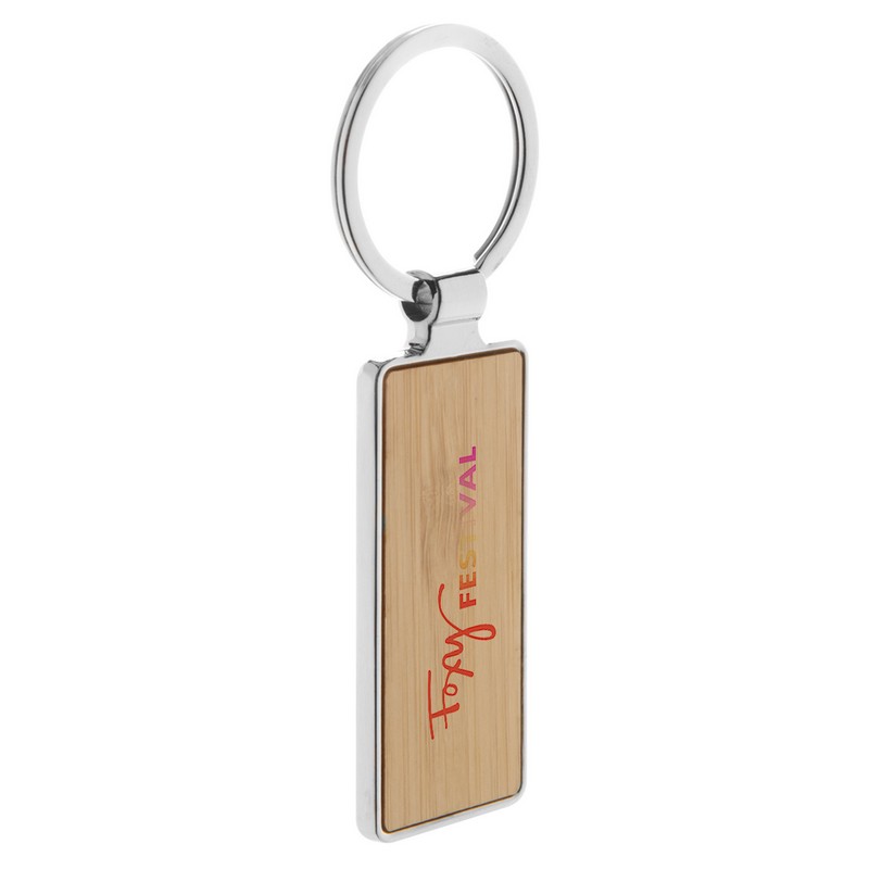 KRS023 - Bamboo Long Key Ring (Factory-Direct)