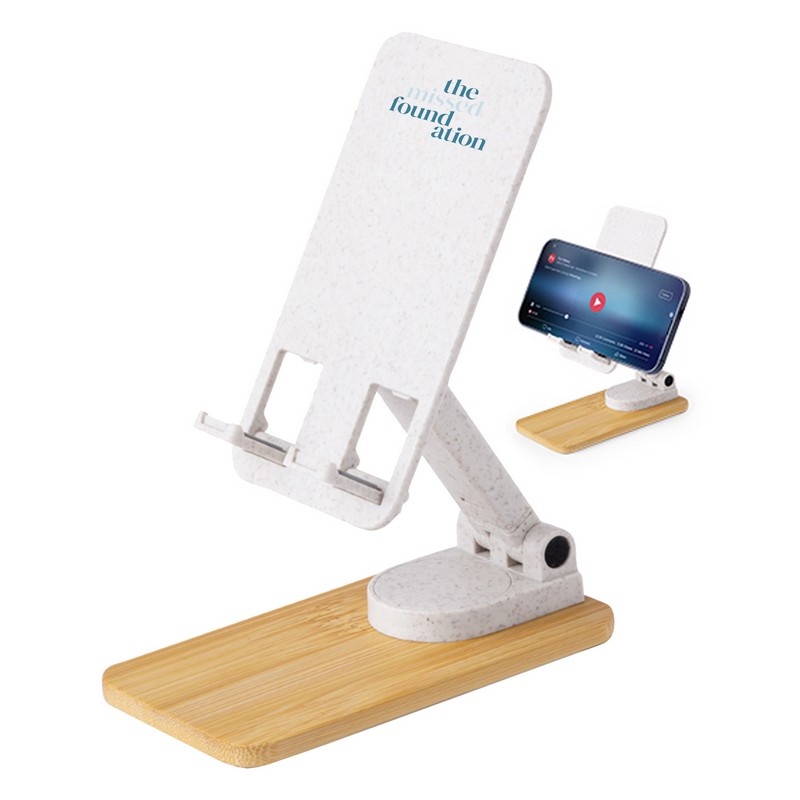 MSD007 - Lexi Bamboo Mobile Stand (Factory-Direct)