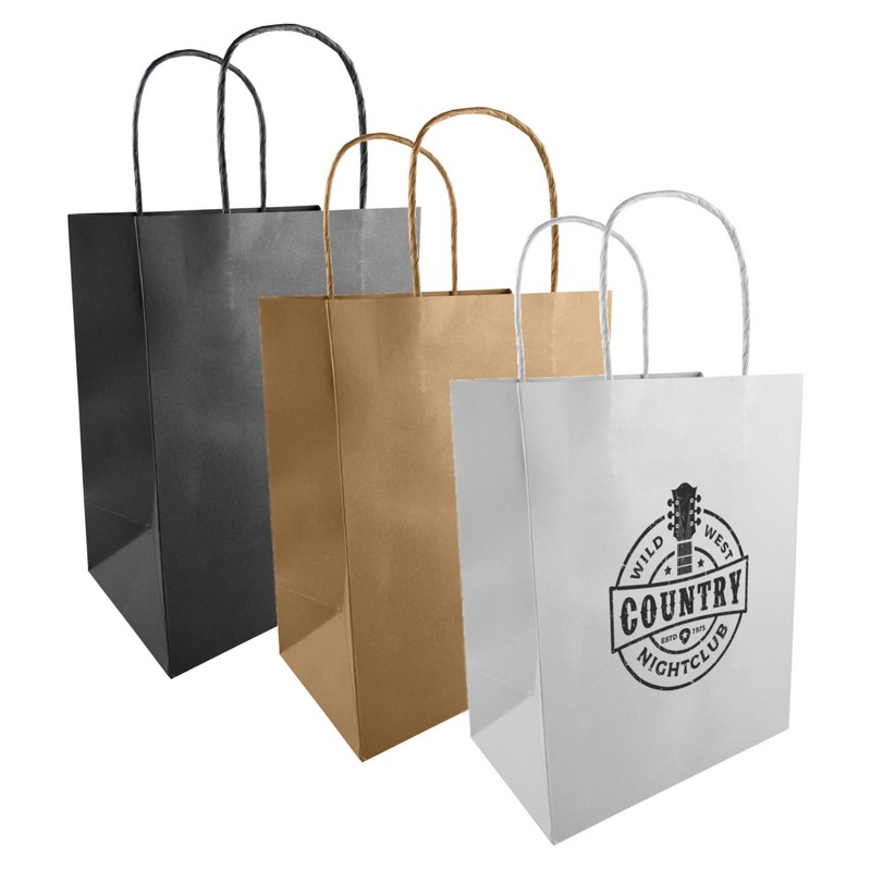 PPB011 - Medium Kraft Paper Bag (Factory-Direct)