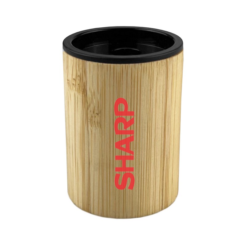 PSH002 - Bamboo Pencil Sharpener (Factory-Direct)