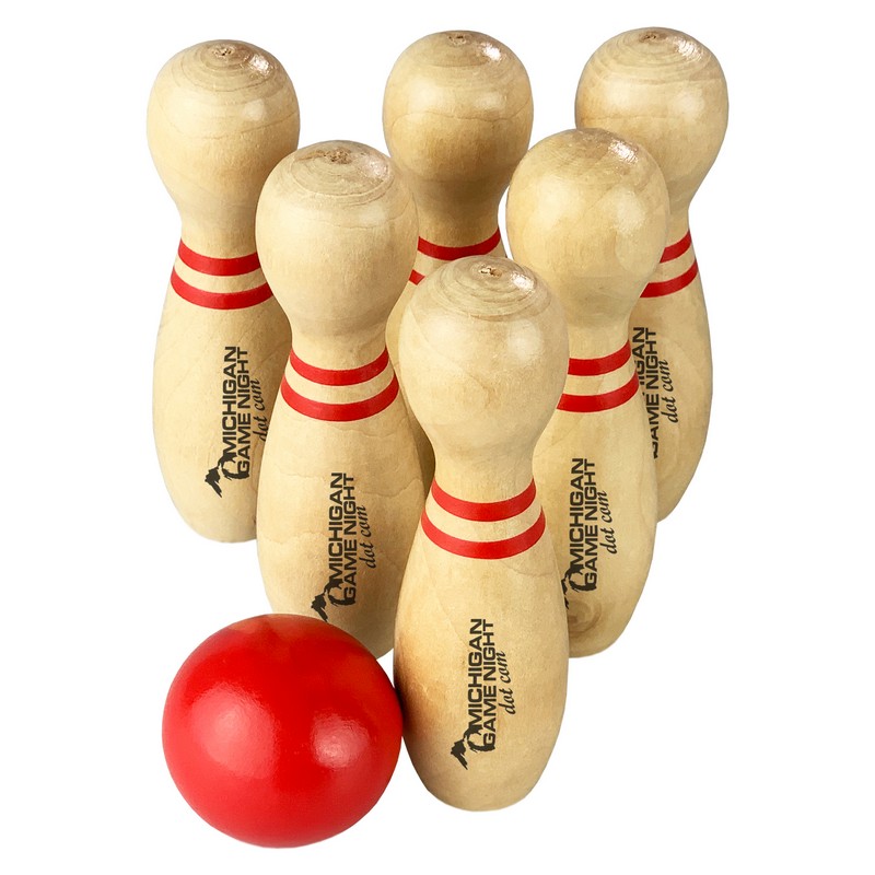 PT001 - Wooden Bowling Set (Factory-Direct)