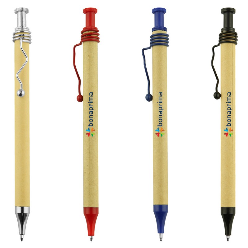 RCP002 - Spiral Recycled Cardboard Pen (Factory-Direct)