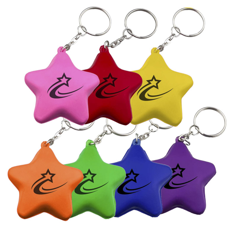 SKR018 - Stress Star Key Ring (Factory-Direct)