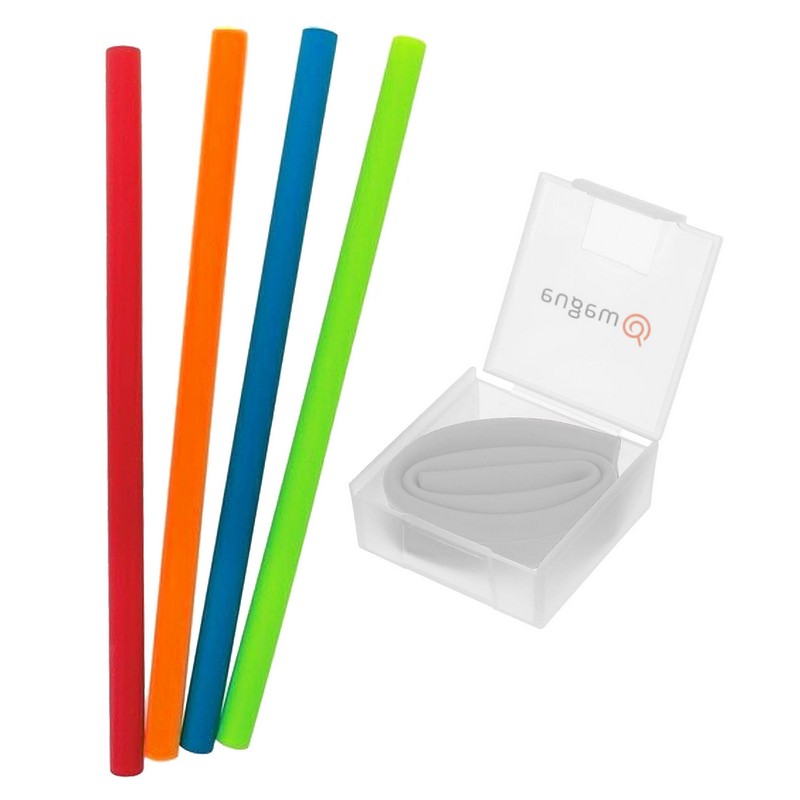 STW001 - Deno Silicone Straw (Factory-Direct)