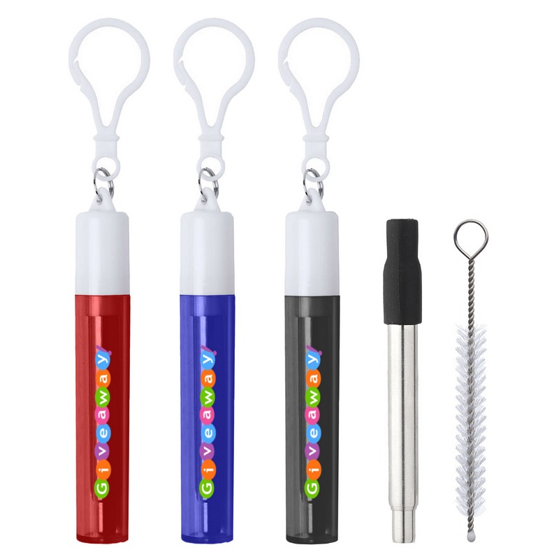 STW003 - Neveo Retractable Metal Straw (Factory-Direct)
