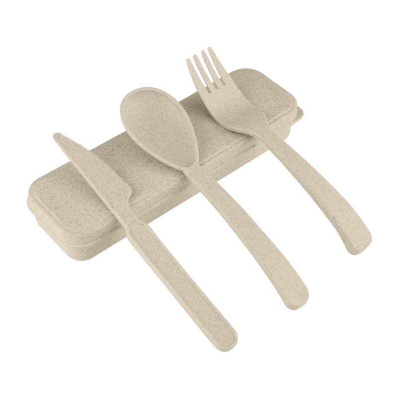 UTS001 - Wheat Straw Utensils Set (Factory-Direct)