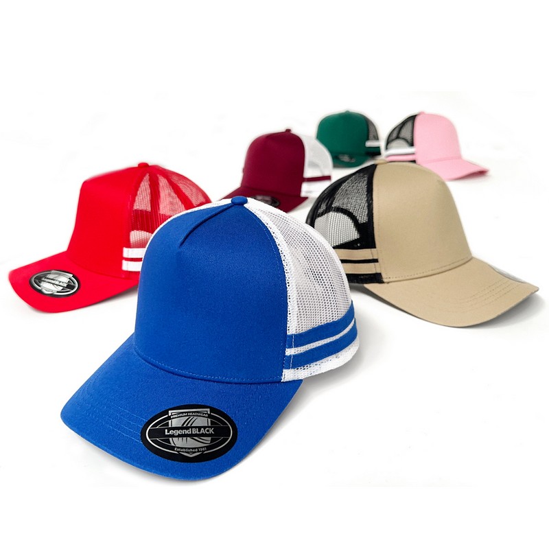 Striped Trucker Cap