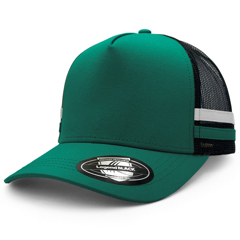 Striped Trucker Cap