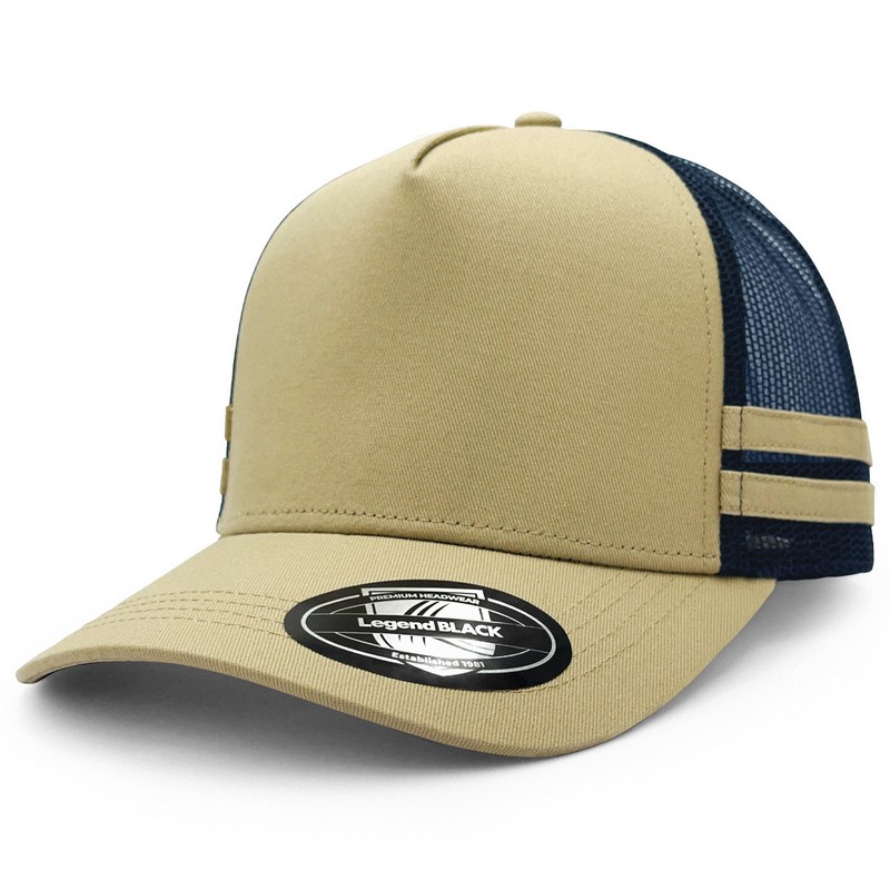 Striped Trucker Cap