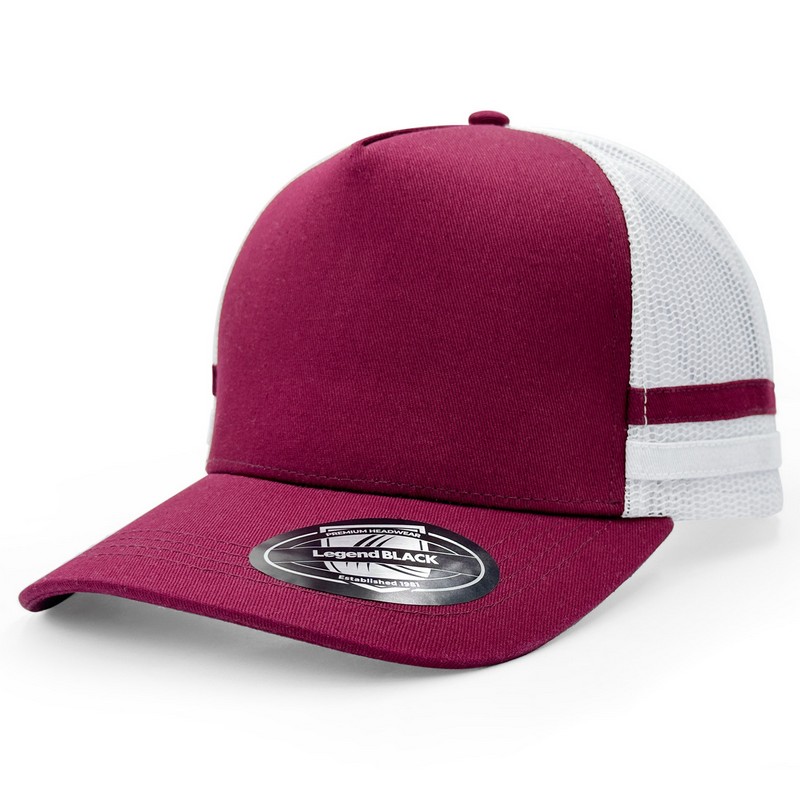 Striped Trucker Cap