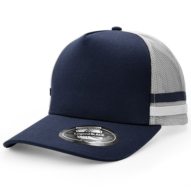 Striped Trucker Cap
