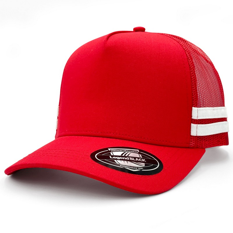 Striped Trucker Cap
