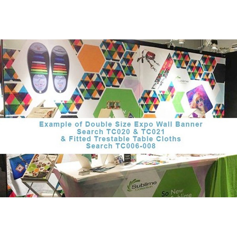 TC020 - Sublimated Custom Print Wall Banner INDENT