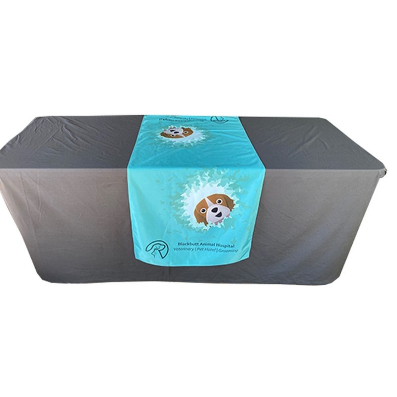 Sublimated Custom Print Table Runner Small INDENT