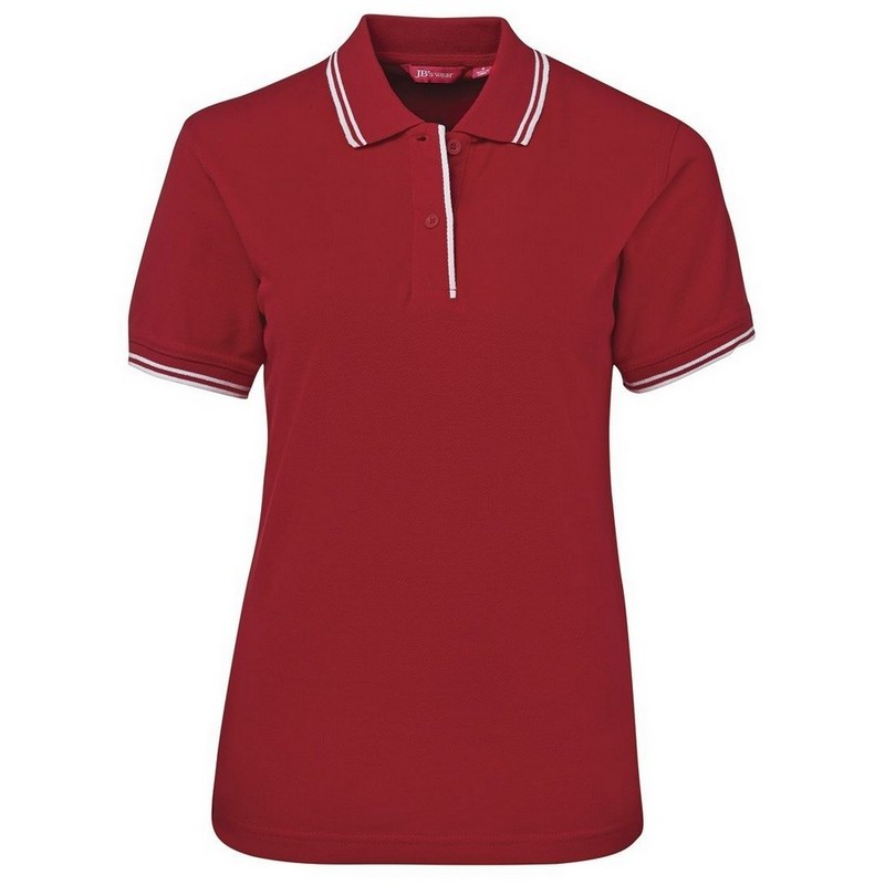Ladies Contrast Polo (Multicolour)
