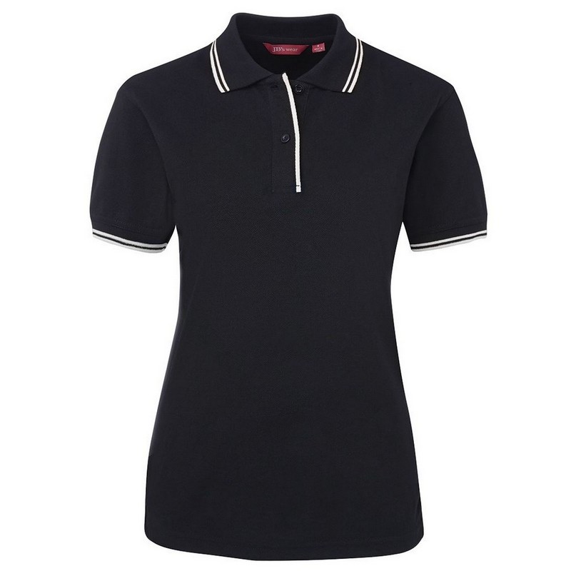 Ladies Contrast Polo (Multicolour)