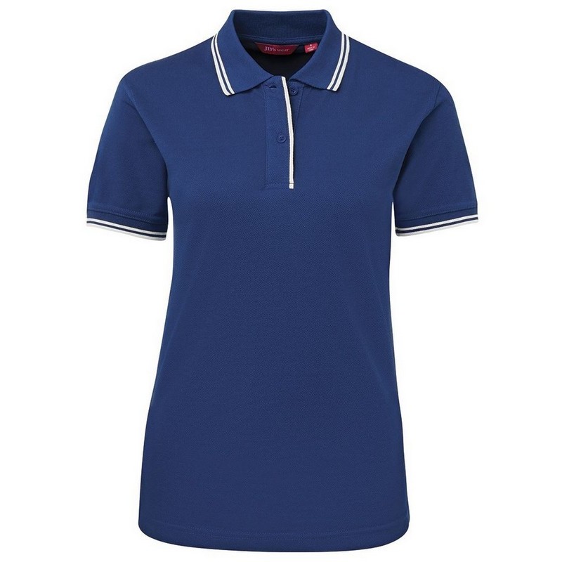 Ladies Contrast Polo (Multicolour)