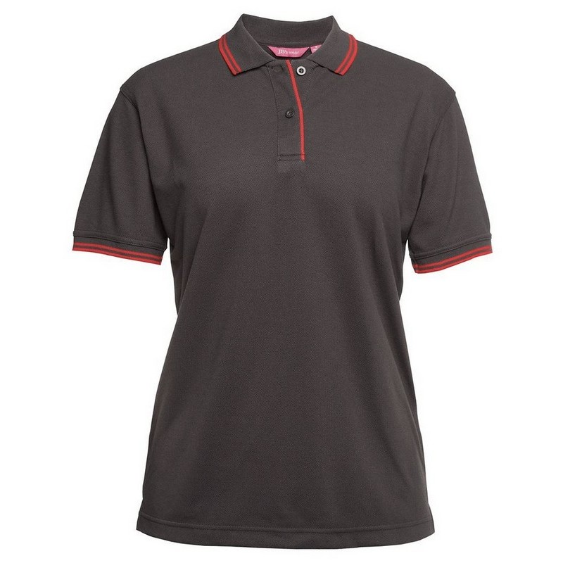 Ladies Contrast Polo (Multicolour)