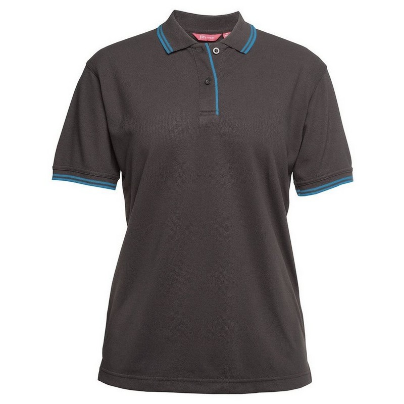 Ladies Contrast Polo (Multicolour)