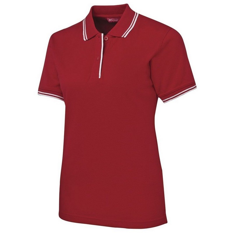 Ladies Contrast Polo (Multicolour)