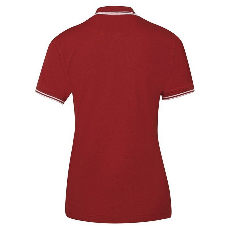 Ladies Contrast Polo (Multicolour)