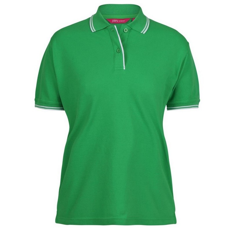 Ladies Contrast Polo (Multicolour)