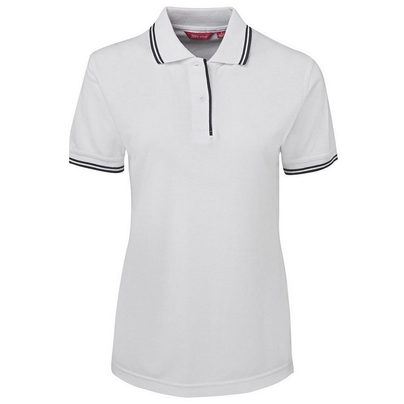 Ladies Contrast Polo (Multicolour)
