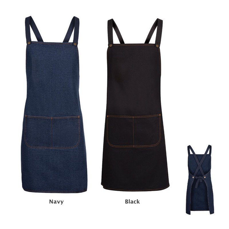5ACBD - Cross Back Denim Apron