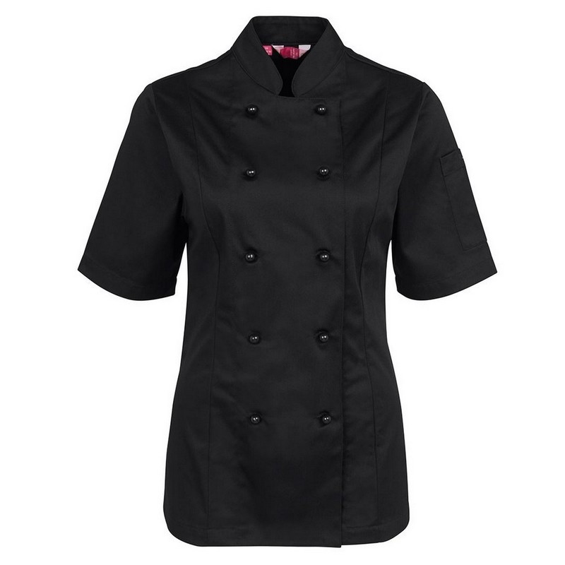 Ladies Short Sleeve Chef's Jacket