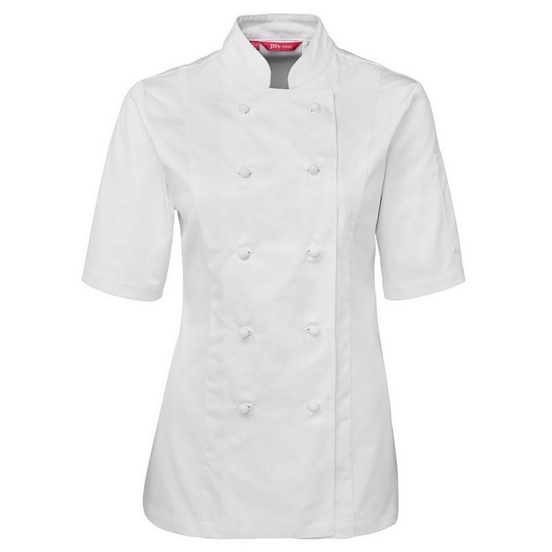 Ladies Short Sleeve Chef's Jacket