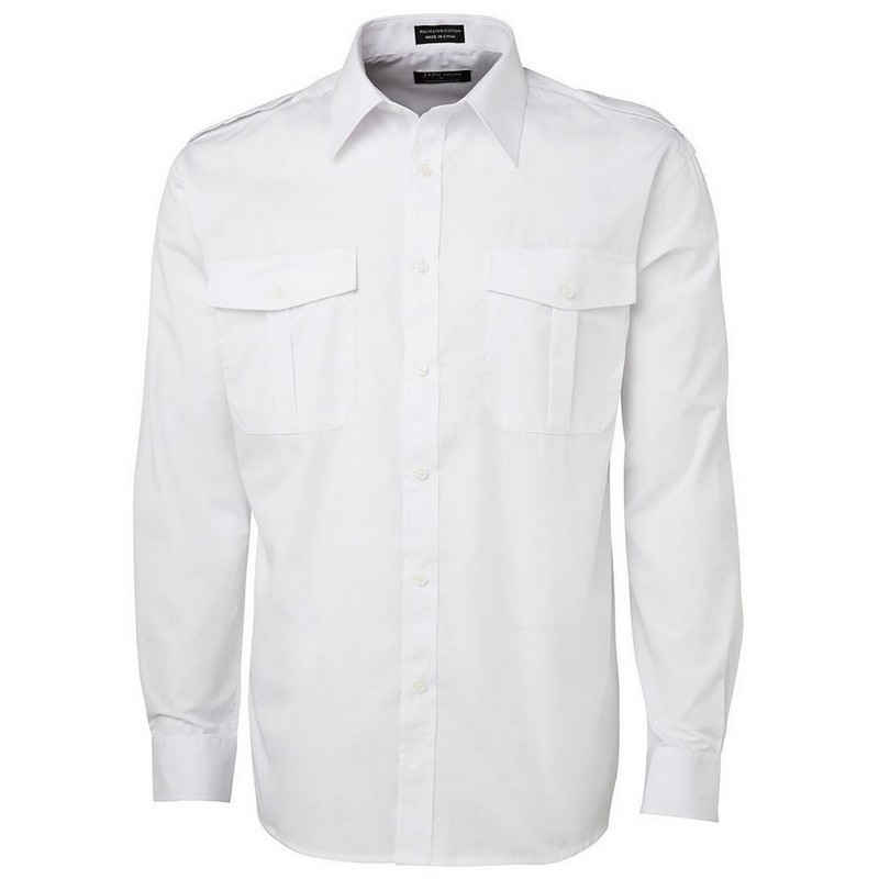 Epaulette Shirt Long Sleeve & Short Sleeve