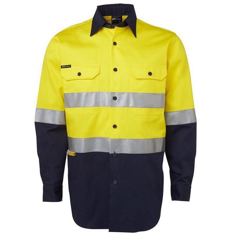 Hi Vis (D+N) Long Sleeve 190G Shirt