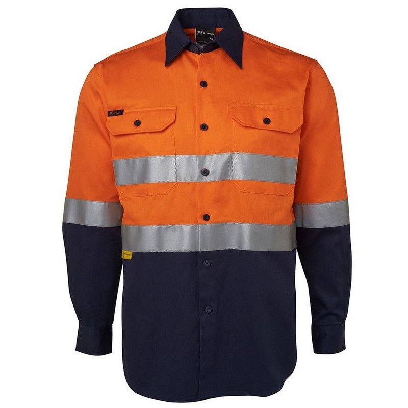 Hi Vis (D+N) Long Sleeve 190G Shirt