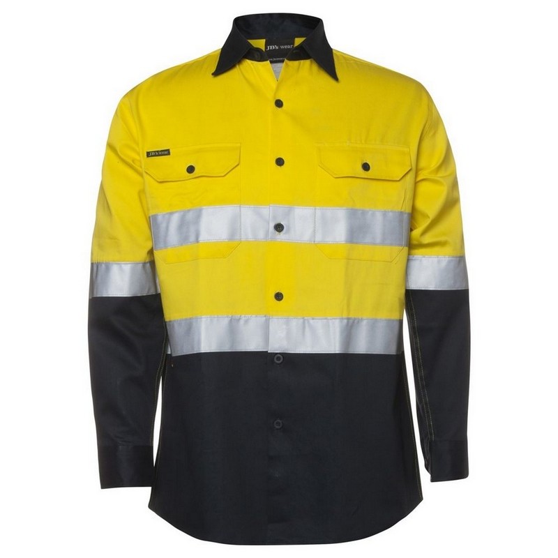 Hi Vis (D+N) Long Sleeve 190G Shirt