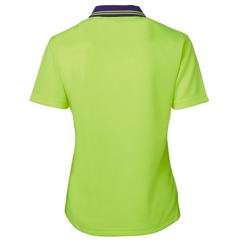 Ladies Hi Vis Short Sleeve Comfort Polo