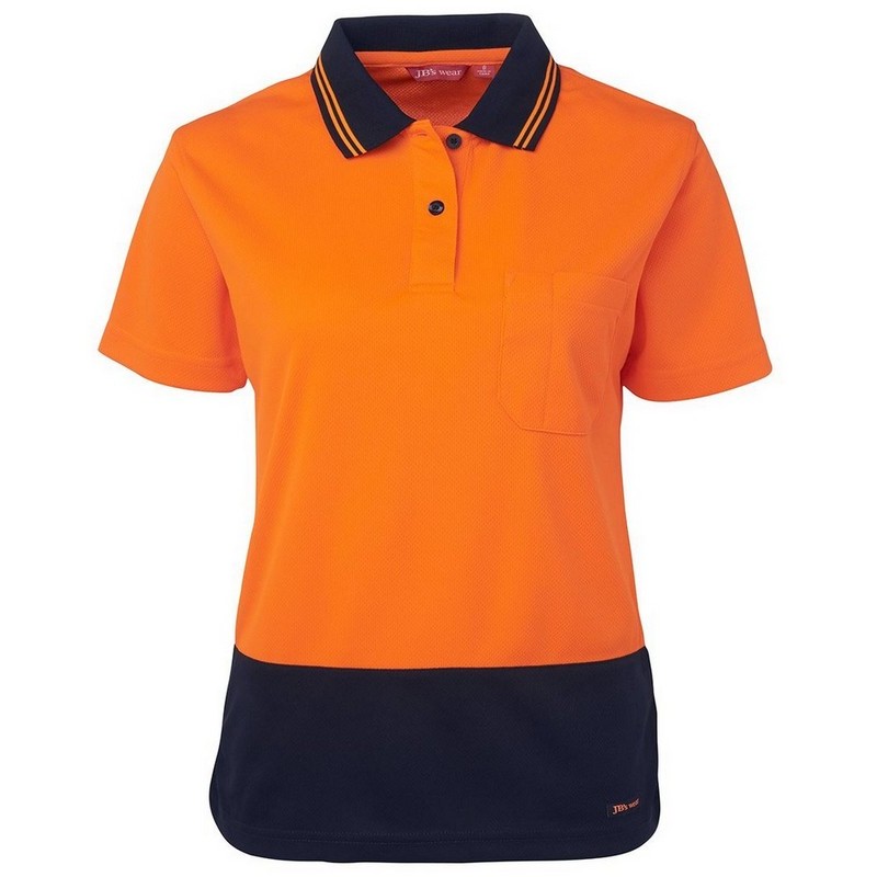 Ladies Hi Vis Short Sleeve Comfort Polo