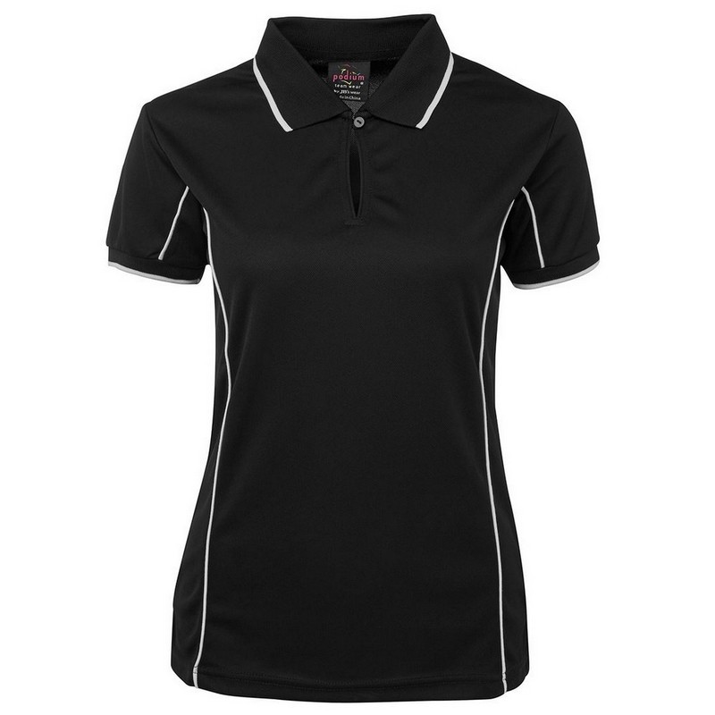 Ladies Piping Polo (Multicolour)