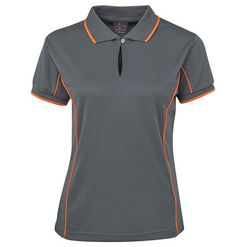 Ladies Piping Polo (Multicolour)