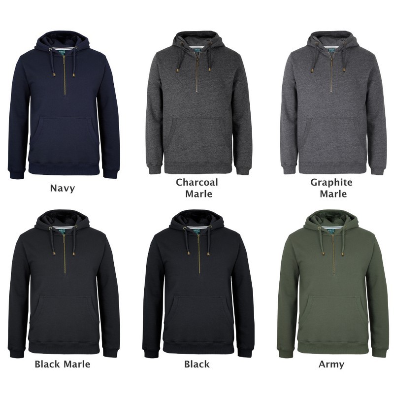 S3FHZ - C Of C Brass 1/2 Zip Hoodie